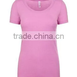 Next Level Apparel Ladies' Tri-Blend Scoop Tee - Made From Pre-shrunk 50% Polyester, 25% Cotton and 25% Rayon. thumbnail-5