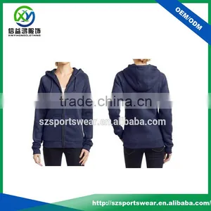 Eco Friendly Cotton Wholesale Pullover Women Hoody Fleece in Side thumbnail-1