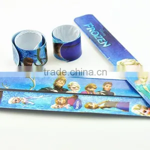 Kids Color Print Slap Bracelets Cartoon Print Slap Band thumbnail-3