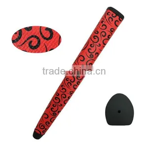 Red Synthetic Leather Golf Grips Putter thumbnail-1