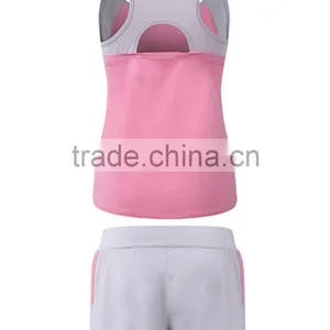 Women Summer Fitted Tracksuit Set Patchwork Quick Dry Fitness Womens Sport Tracksuits thumbnail-6