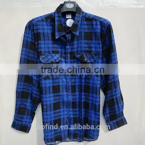Classic Good Quality Plaid Pattern Long Sleeve Two Pocket Fashion Boy's Shirt thumbnail-4