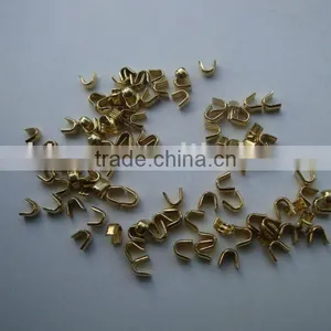 3# Zipper Accessories Brass Zipper U-shape Top Stop thumbnail-1