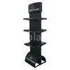 Heavy Duty Black Metal Display Rack Two Sided Powder Coated 6 Layers Shelves for Store thumbnail-1