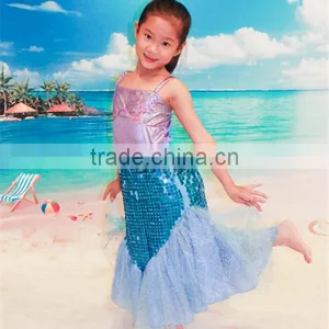 New Arrival Mermaid Dress for Girls Mermaid Costume Girls Dress Wholesale thumbnail-3