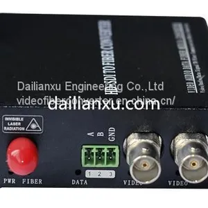 HD-SDI With Return RS485 Fiber Optic Transmitter and Receiver SDI PTZ Camera to Fiber Converter SDI Fiber Extender thumbnail-2