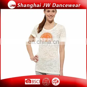 Women Yoga Short Sleeve Tee Shirt Run Full Tilt ,Athletics Yoga Wear Ladies Clothing Wholesale Outlet thumbnail-1
