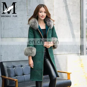 High Quality Fashion Custom Plain Genuine Leather Jacket Women Sheep Skin Jacket thumbnail-3