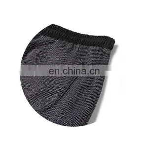 Summer Hot Salea Black and Light-grey Tangleweave Slim-Fit Woven Drawstring Shorts thumbnail-6
