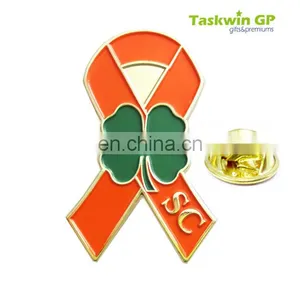 Custimized Cheap Pin Badge Soft Enamel Design for Sale/custom Metal Scarf Design Lapel Pin thumbnail-1