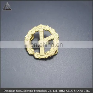 Souvenir Metal Badge /badge of Honor /badge Manufacturer Embossed Debossed Golden Badge Pin thumbnail-5
