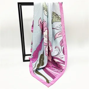 Low MOQ High Quality Custom Digital Printed Silk Scarf For Men thumbnail-2