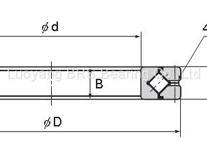 RB3010UU Crossed Roller Bearings 30x55x10mm thumbnail-5