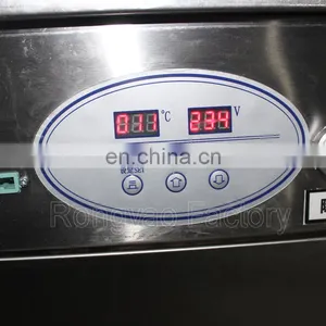 2 Pan Computer Control Pan Roller Rolling Rolled Flat Fried Ice Fryer Cream Machine thumbnail-5
