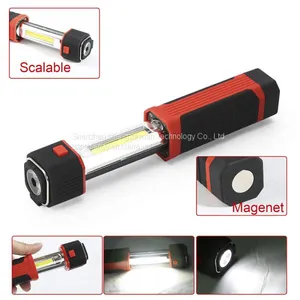 LED Working Lights With Strong Magnetic Hook Mechanic Inspection Lamp 3W COB Portable Light for Camping Household thumbnail-2