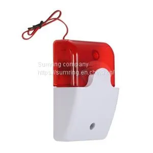Cheap High Security CE 12V Wired Strobe Siren With Flash Light Mini Strobe Siren thumbnail-3