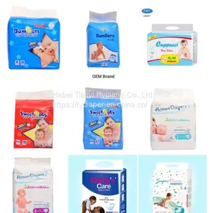 Breathable Soft Disposable Best Quality Baby Diaper Made in China thumbnail-2