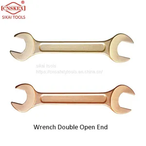 Hebei Sikai Sparkless Wrench Double Headed Wrench Aluminum Bronze Manual Tools 18*19mm thumbnail-1