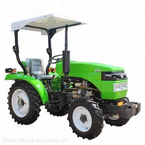 15HP Mini 4 Wheel Tractor With Rotavator thumbnail-1