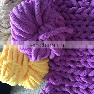 YUAN Factory WHOLESALE DIY Chenille Chunky Knit Giant Yarn thumbnail-4