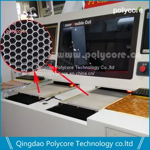 Polycarbonate Honeycomb Plate in Laser Cutting Machine to Cut FPCB thumbnail-1