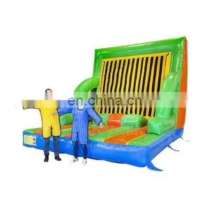 Jungle Themed Inflatable Sticky Climbing Wall Party Game Inflatable Climbing Tower For Sale thumbnail-1