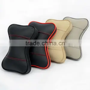 Universal Bone Shape Comfortable Leather Headrest thumbnail-1