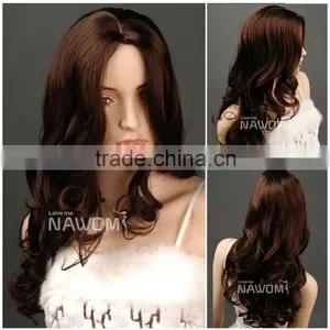W3415 Virgin Brazilian Curly Human Hair Lace Front Wig thumbnail-1