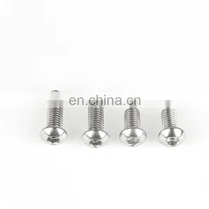 SS304 Stainless Steel Hexagon Socket Screws Round Pan Head Mushroom Head thumbnail-2