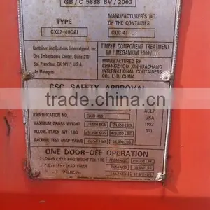 Most Popular Nice 20ft/40ft/40ft HC/HQ Used Sea Container High Standard Good Prices for Sale thumbnail-5