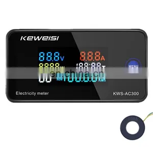 AC 220V 10A 100A Digital Voltmeter Ammeter Power Meter Voltage Tester Energy Volt Amp Watt Meter Electricity Monitor thumbnail-1