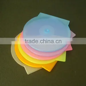 Slim Clamshell Clear Round Plastics cd Dvd Case thumbnail-2