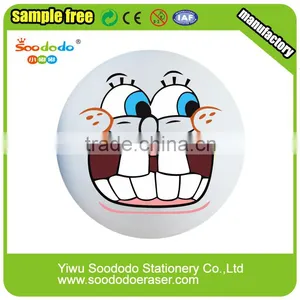 Character Molded Color Changing Printed Eraser Printing Eraser thumbnail-3