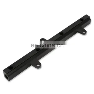 High Pressure Racing Aluminum Black Fuel Injector Rail Kit for SR20 S13 thumbnail-2