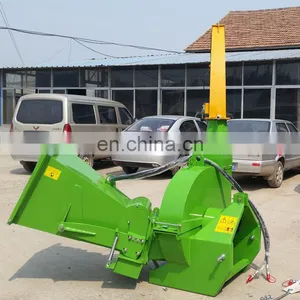 Hydraulic Feed PTO Wood Chipper Shredder BX92R for 80HP Tractor thumbnail-2