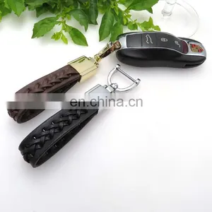 Personalized Wholesale Custom Plain Sublimation Luxury Faux Cowhide Premium Heart Car Strap PU Leather Keychain With Logo thumbnail-1