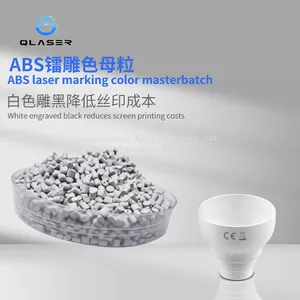 ABS Light Color Engraving Black Masterbatch White Laser Black Font thumbnail-1