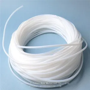 PTFE Tubing PTFE Tube Dispersion Resin Extruded Plastic White and Optional High Temperature Resistance PTFE TUBE Plastic Tube thumbnail-5