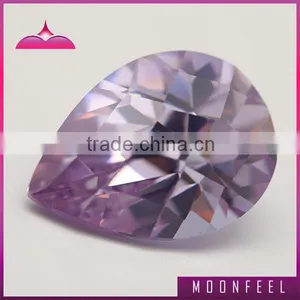 Lavender Pear Shape Synthetic Gemstone thumbnail-1