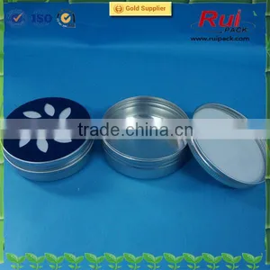 Snap-on Cap Aluminum Jar With Cutout Aluminum Cap thumbnail-3