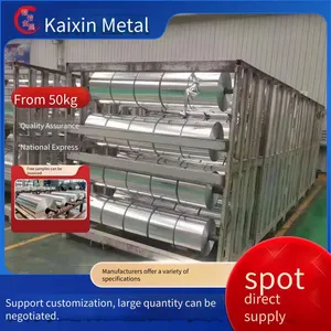 8011 Aluminum Foil for Food Packaging: Food Packaging, Heat-sealing Foil, Lunch Box Material, Container Foil, Aluminum Foil Gasket for Sealing thumbnail-1