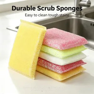 Colorful Cleaning Sponge Multi-Use Dish Sponges for Kitchen, Bathroom & Office thumbnail-3
