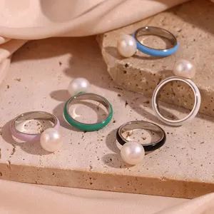 Stainless Steel Wedding Ring Bands for E-commerce Sellers, Drop Shipping Ready, Plain or Diamond Cut Design thumbnail-5