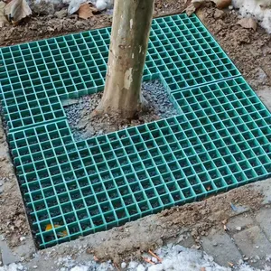 Molded Fiberglass Reinforced Plastic Grating Ventilated Panel for Aquaculture Farm Working Floor thumbnail-3