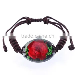 Lovely Real Flowers Resin Fashion Bracelet thumbnail-3