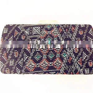 Evening Bag of Fabrics,vintage Style Clutch,ladies Handbags thumbnail-1