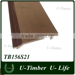 Waterproof WPC Composite Wood Wall Panel for Exterior Wall Decoration thumbnail-4