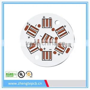 Custom Aluminum Pcb Board and 1.0mm / 1.2mm / 1.6mm Round Aluminum Led Pcb thumbnail-3
