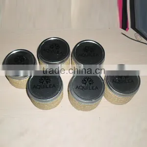 Silvery Scented Tin Candle With String Containers thumbnail-3