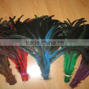 Wholesale 65-70cm Rooster Tail Feather, Colour Ostrich Feather thumbnail-4